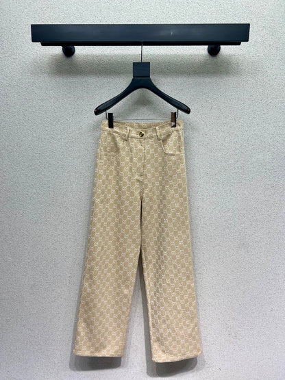 Guc 25fw jacquard pants