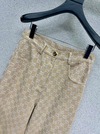 Guc 25fw jacquard pants