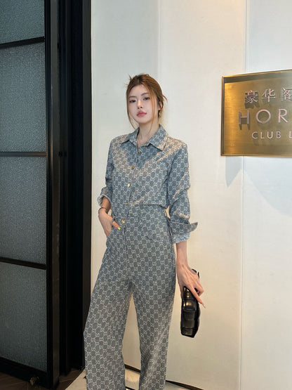 Guc 25fw jacquard shirt