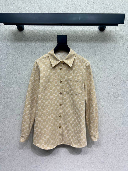 Guc 25fw jacquard shirt