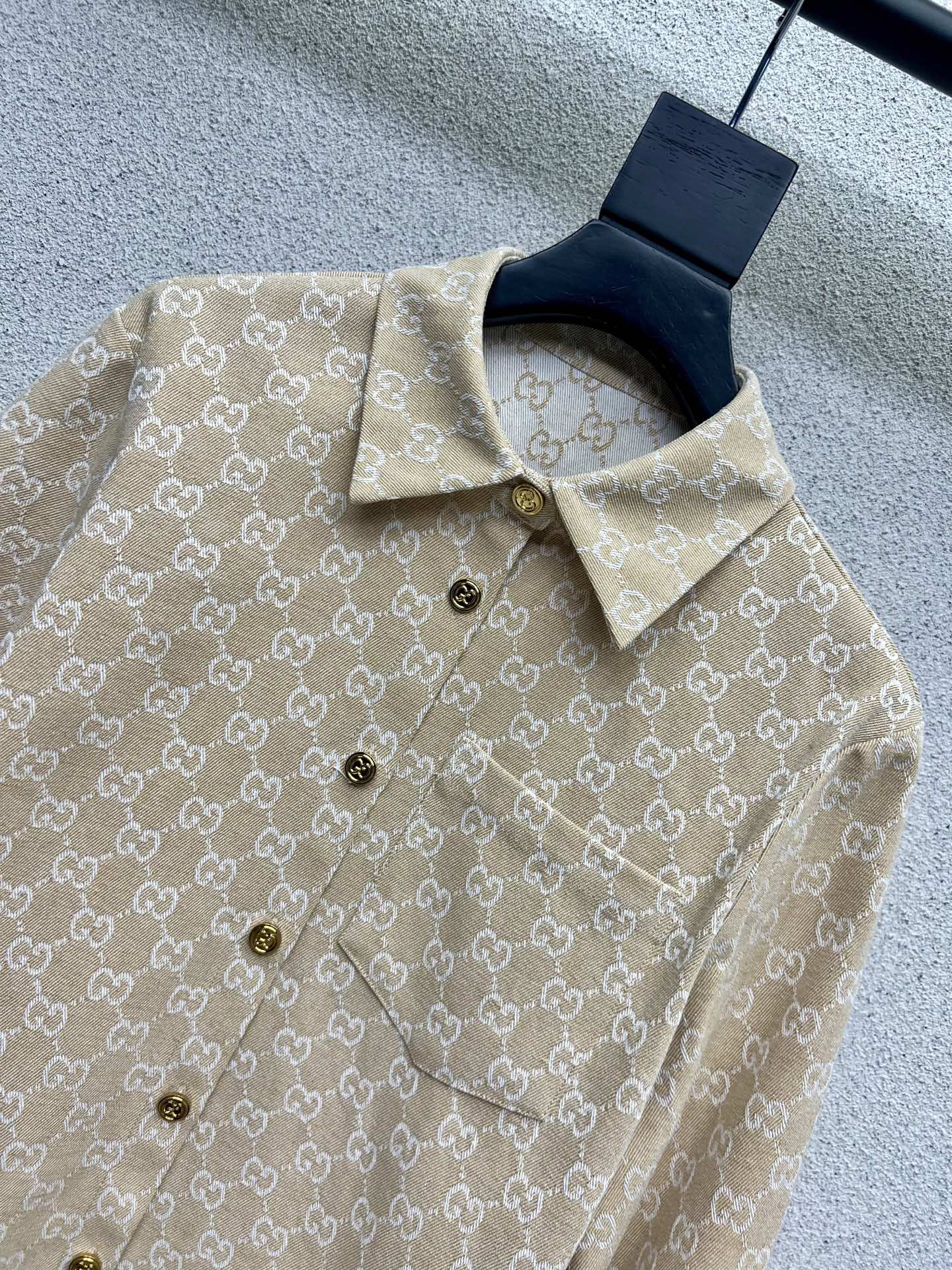 Guc 25fw jacquard shirt