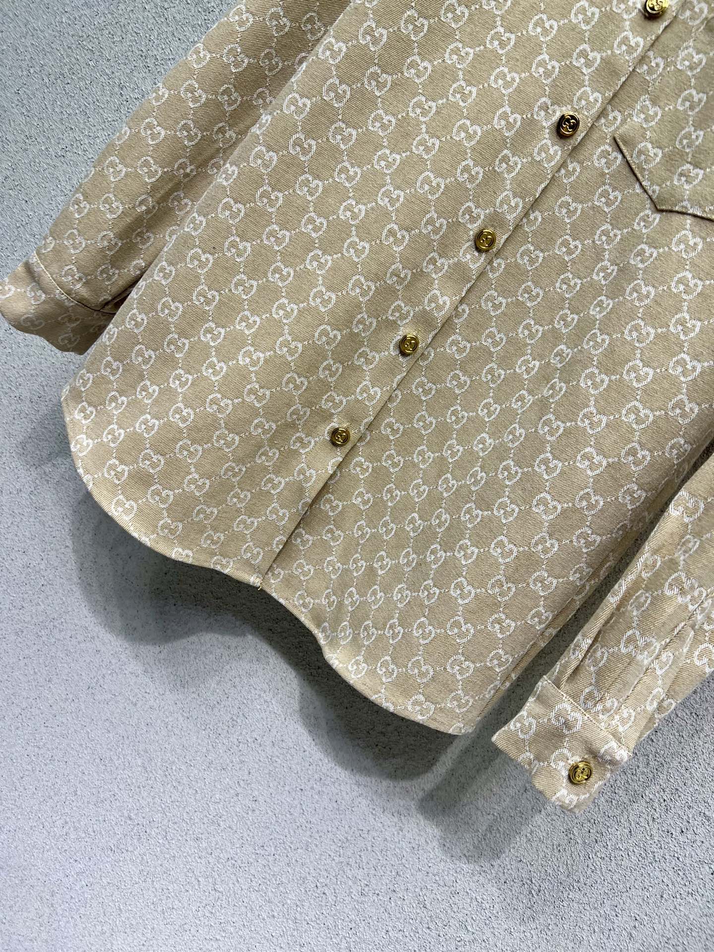 Guc 25fw jacquard shirt