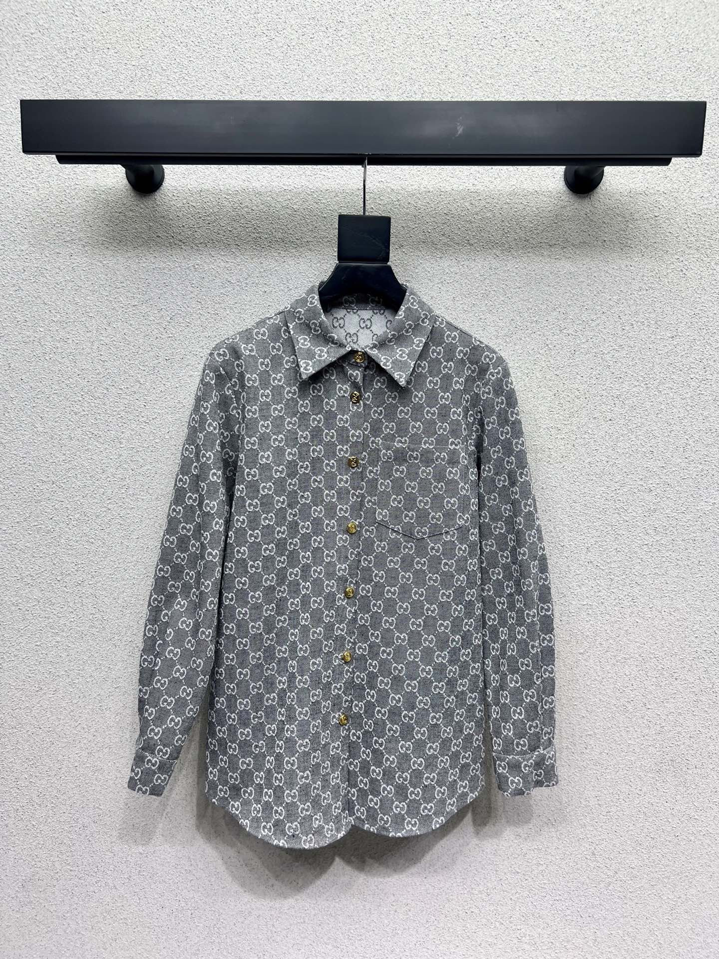 Guc 25fw jacquard shirt