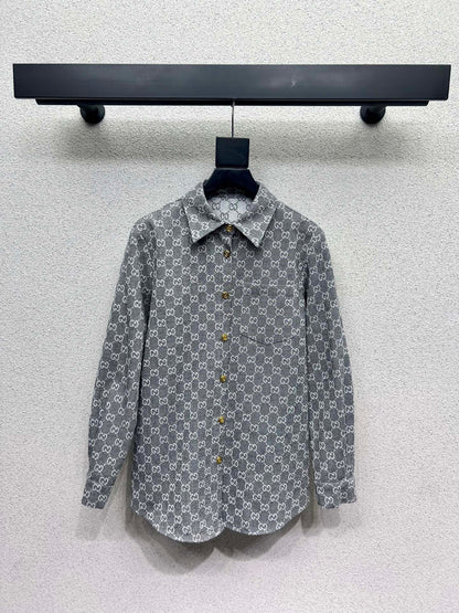 Guc 25fw jacquard shirt