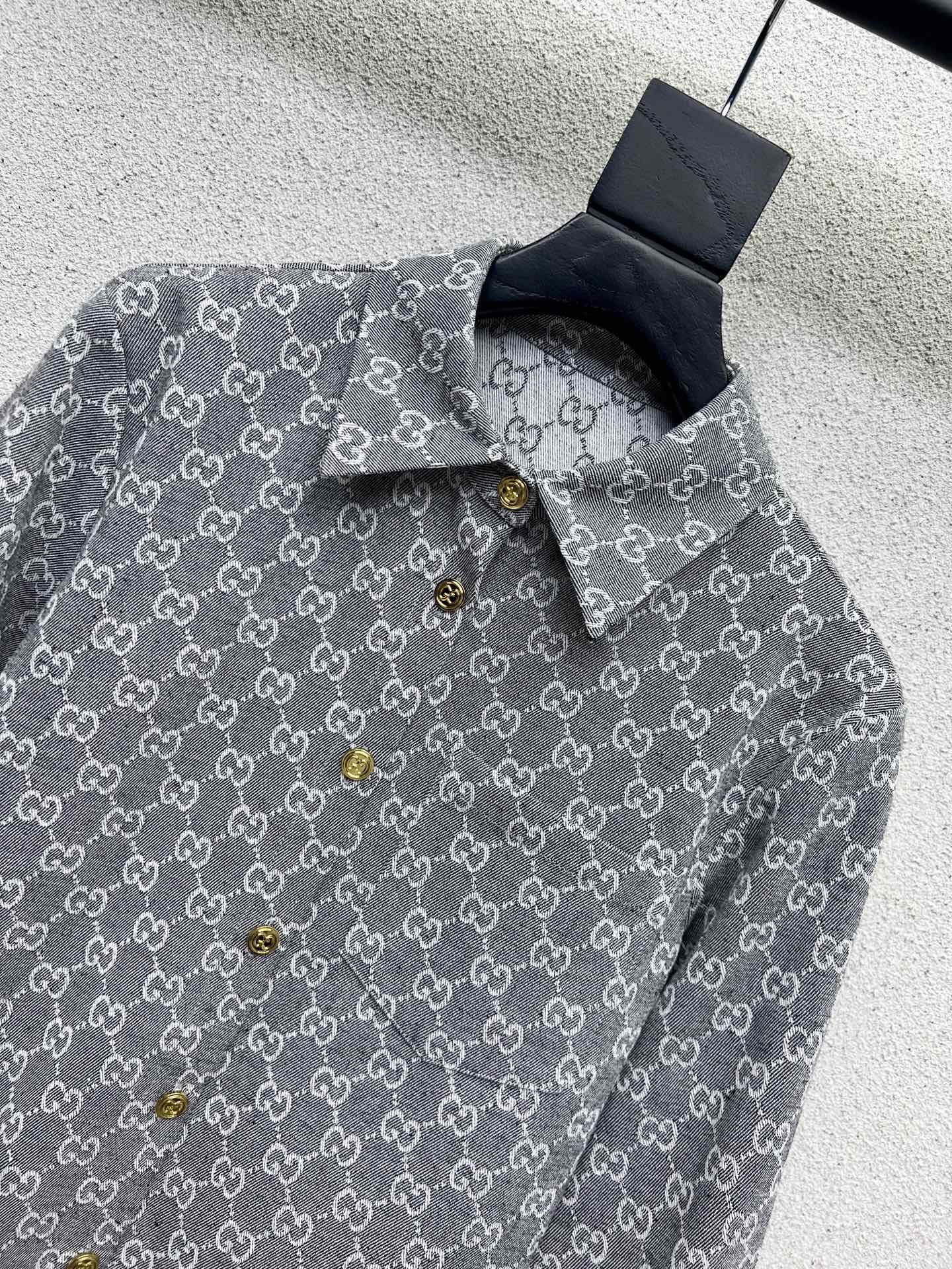 Guc 25fw jacquard shirt