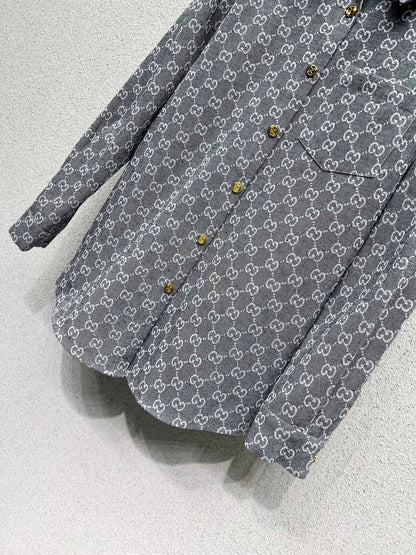 Guc 25fw jacquard shirt