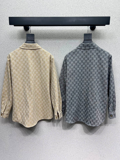 Guc 25fw jacquard shirt