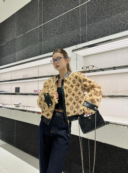 Louis 25fw plush jacket