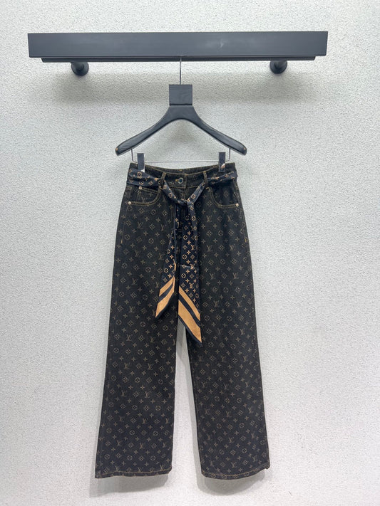 Louis 25fw printed jeans