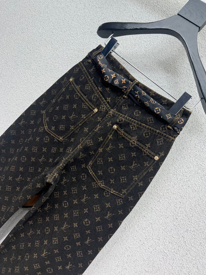 Louis 25fw printed jeans
