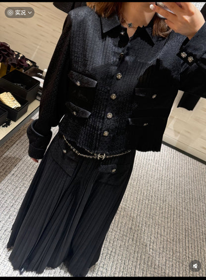 Chan 25fw silk jacket