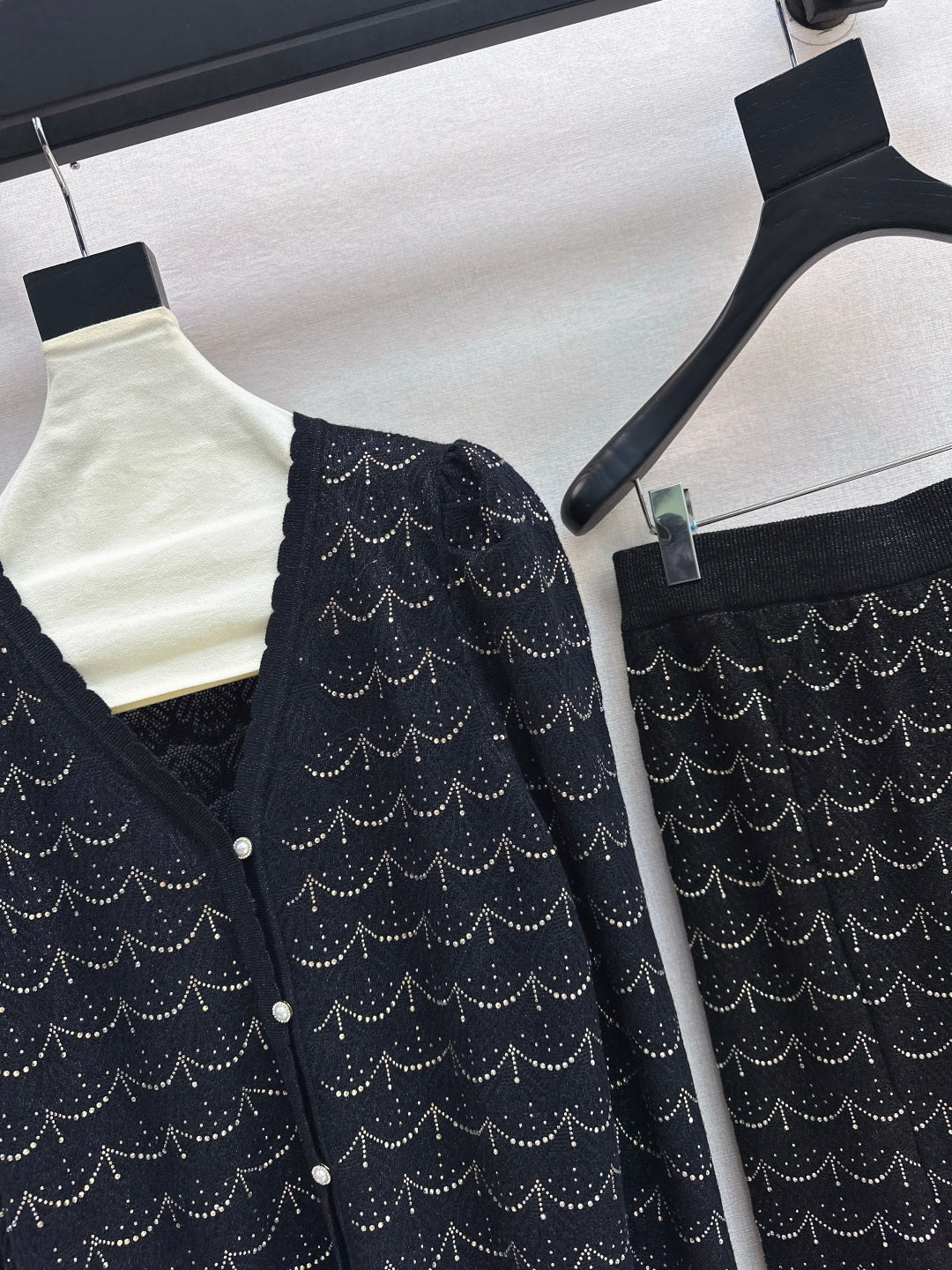Chan 25fw knitted suit
