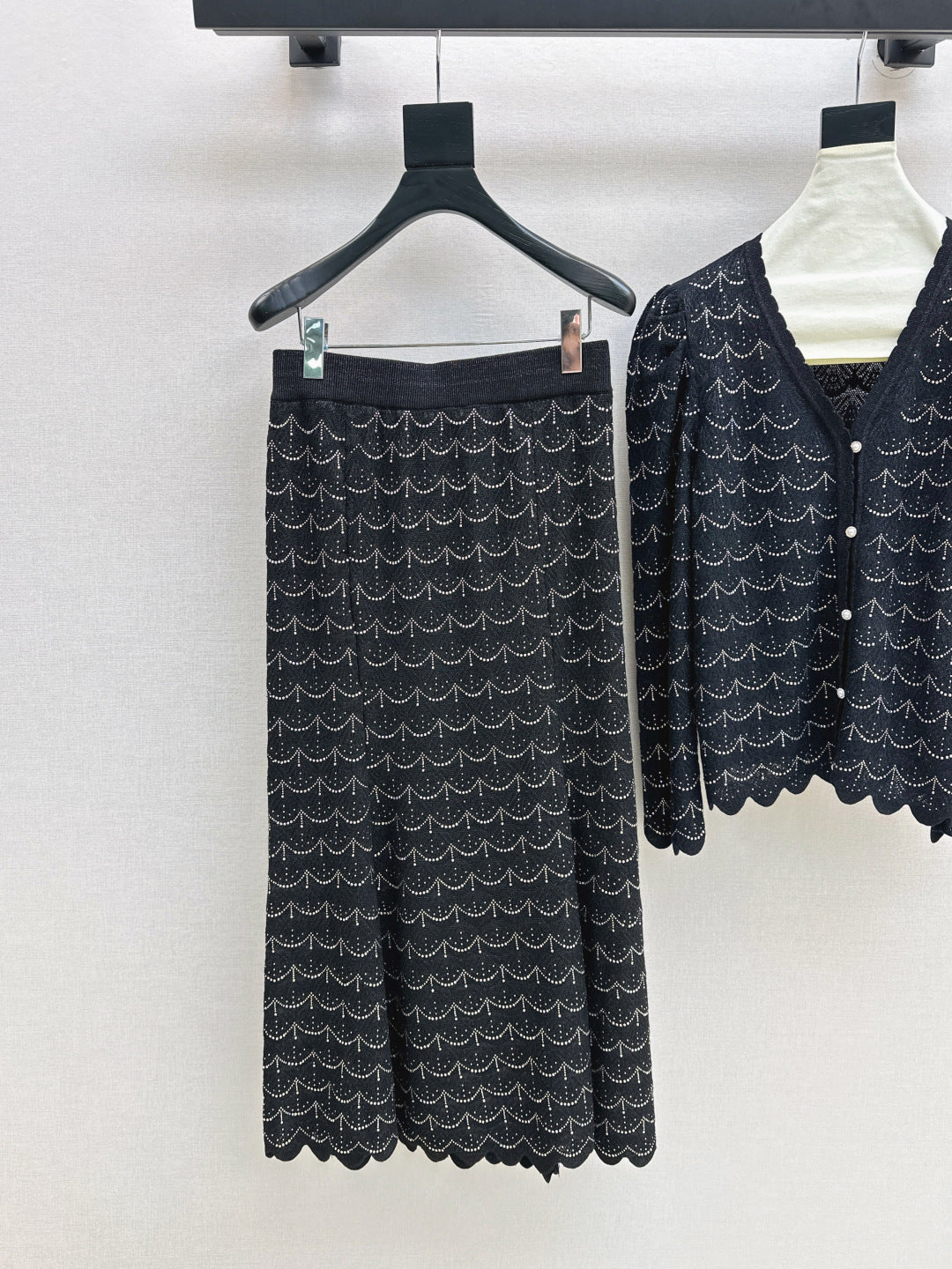 Chan 25fw knitted suit