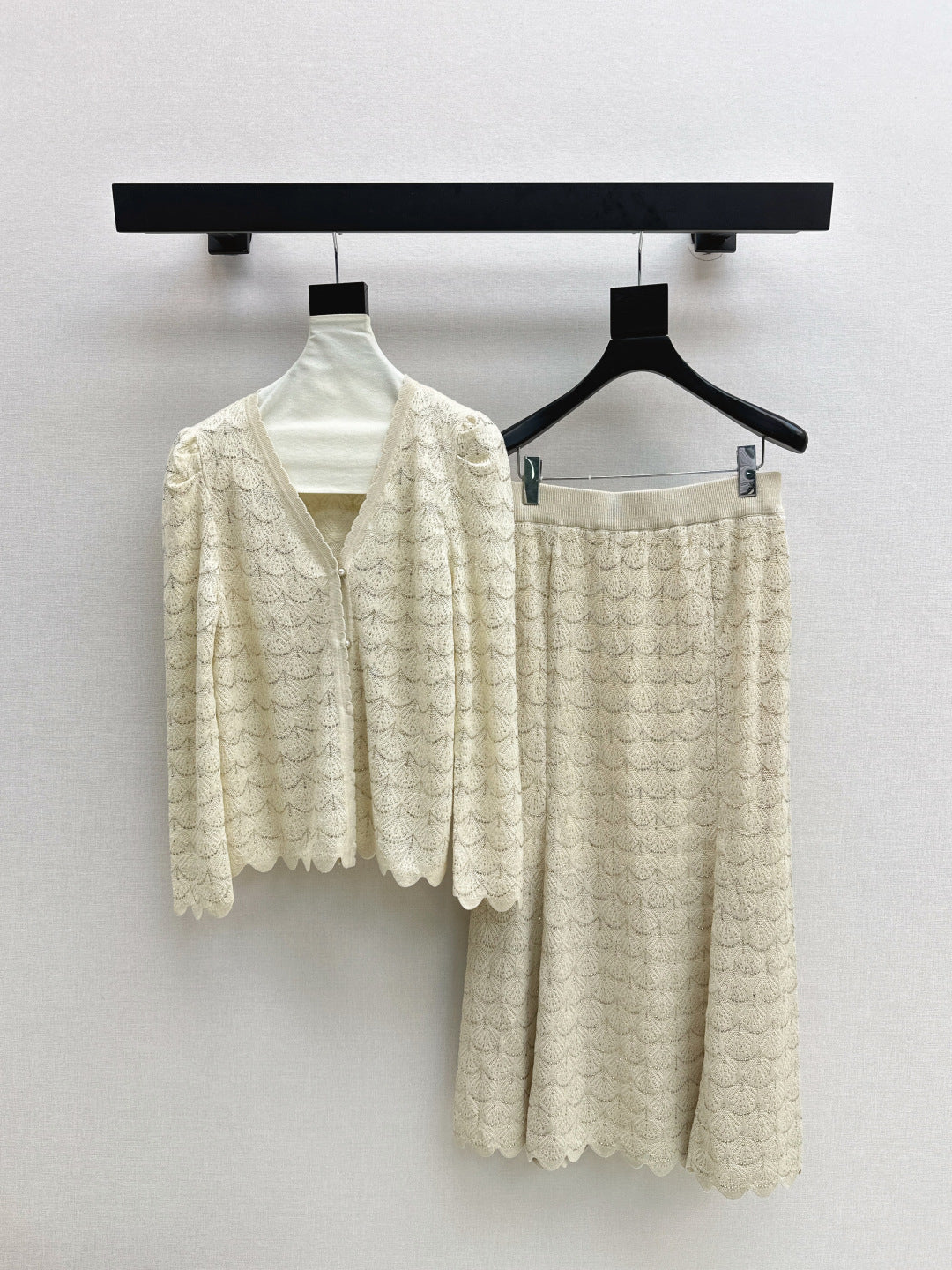 Chan 25fw knitted suit
