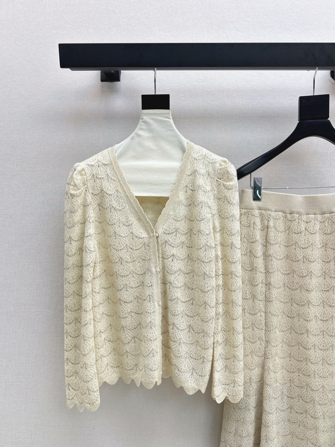 Chan 25fw knitted suit