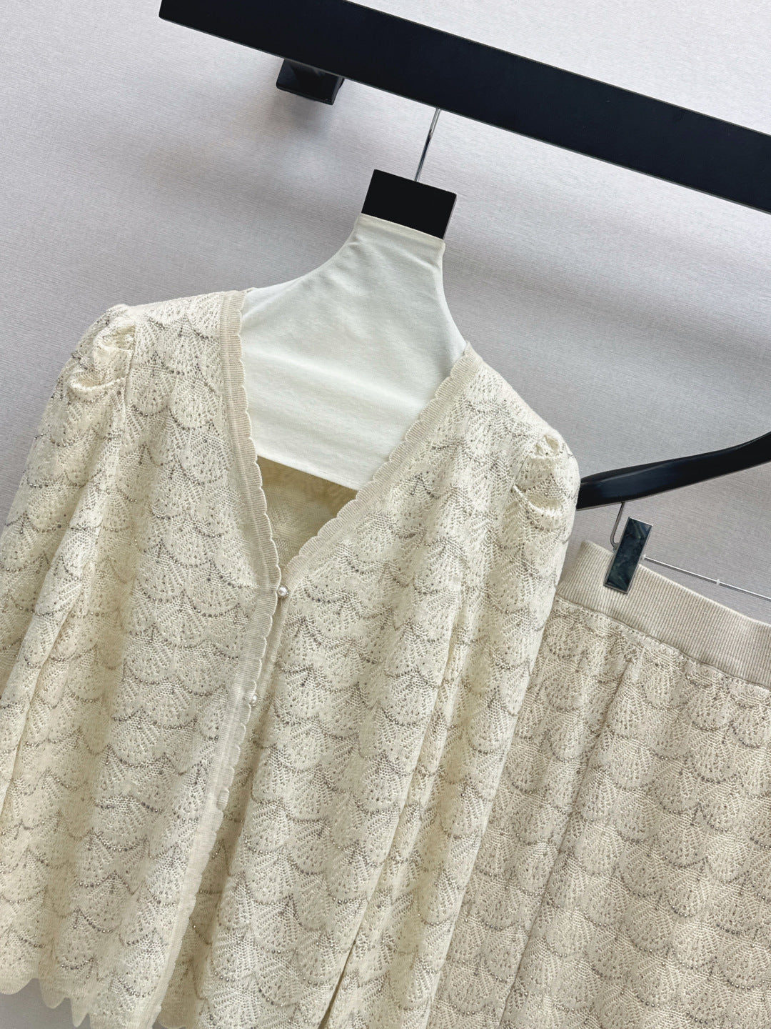 Chan 25fw knitted suit