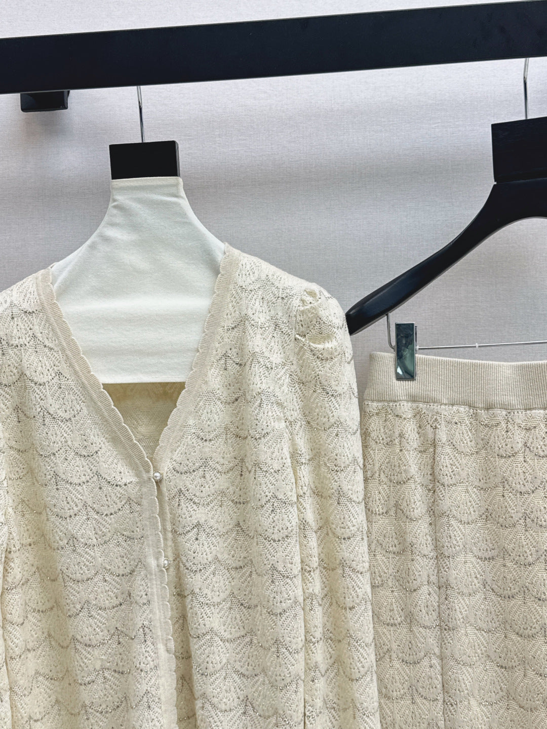 Chan 25fw knitted suit