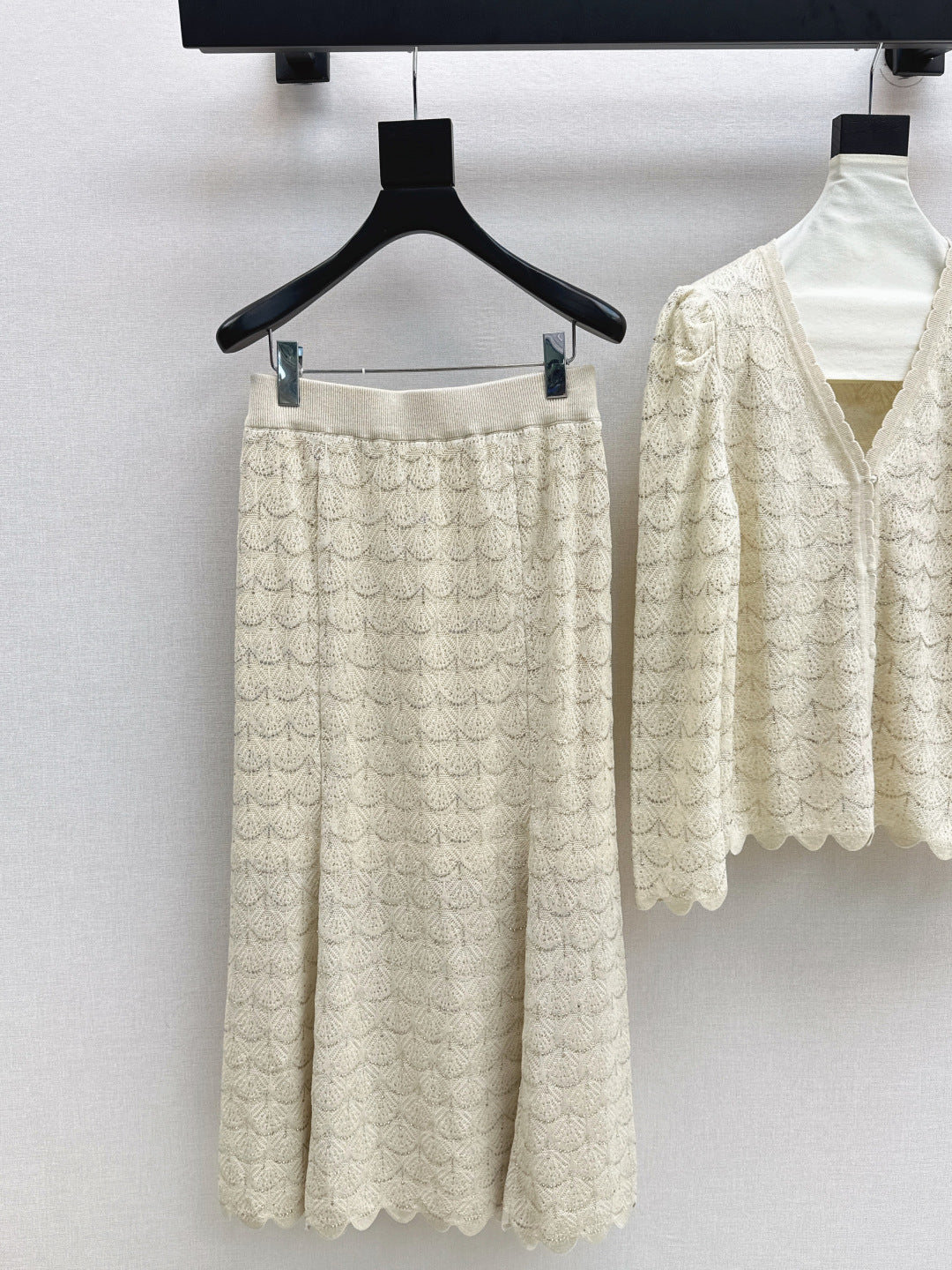 Chan 25fw knitted suit