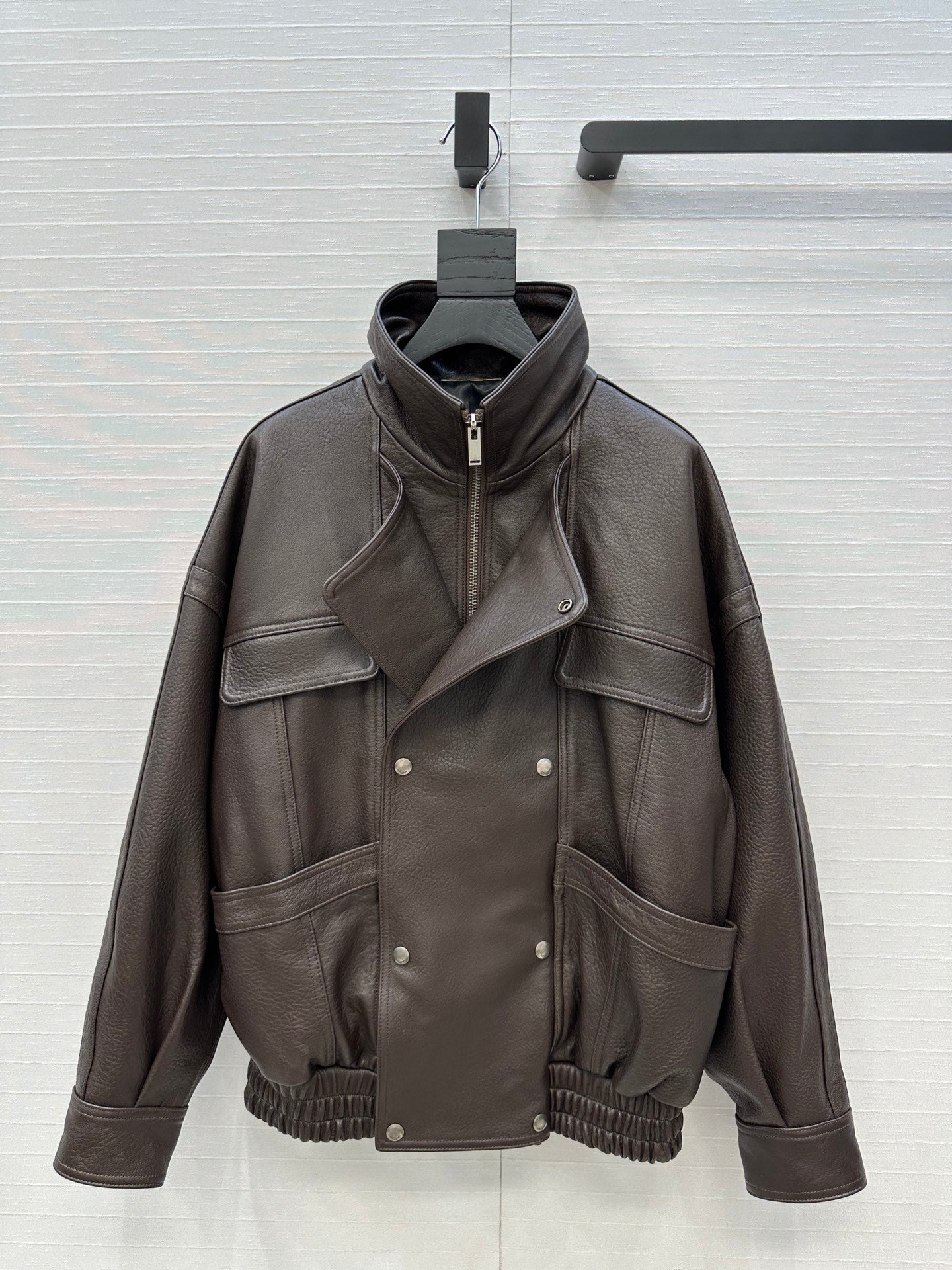Saint 25fw leather jacket