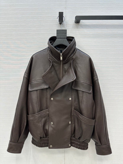 Saint 25fw leather jacket