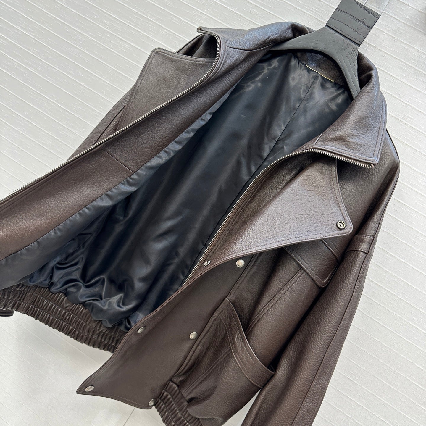 Saint 25fw leather jacket