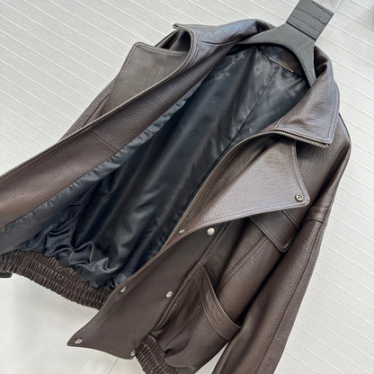 Saint 25fw leather jacket
