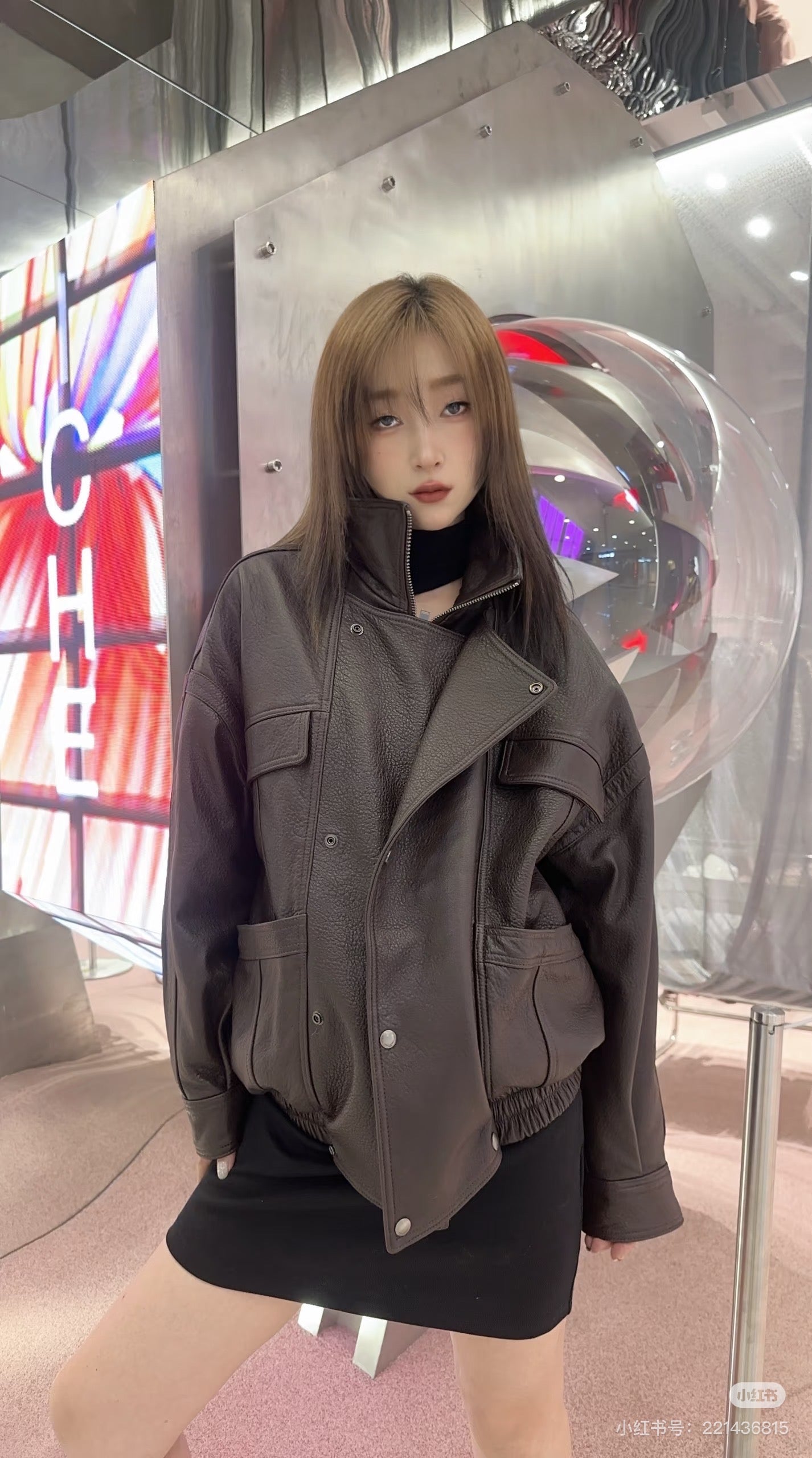 Saint 25fw leather jacket