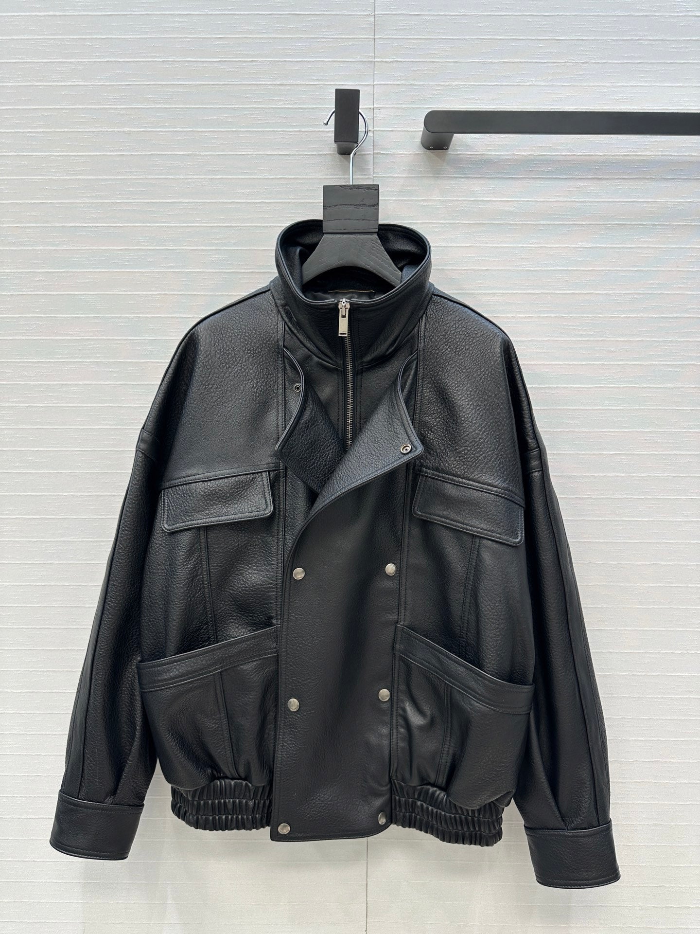 Saint 25fw leather jacket