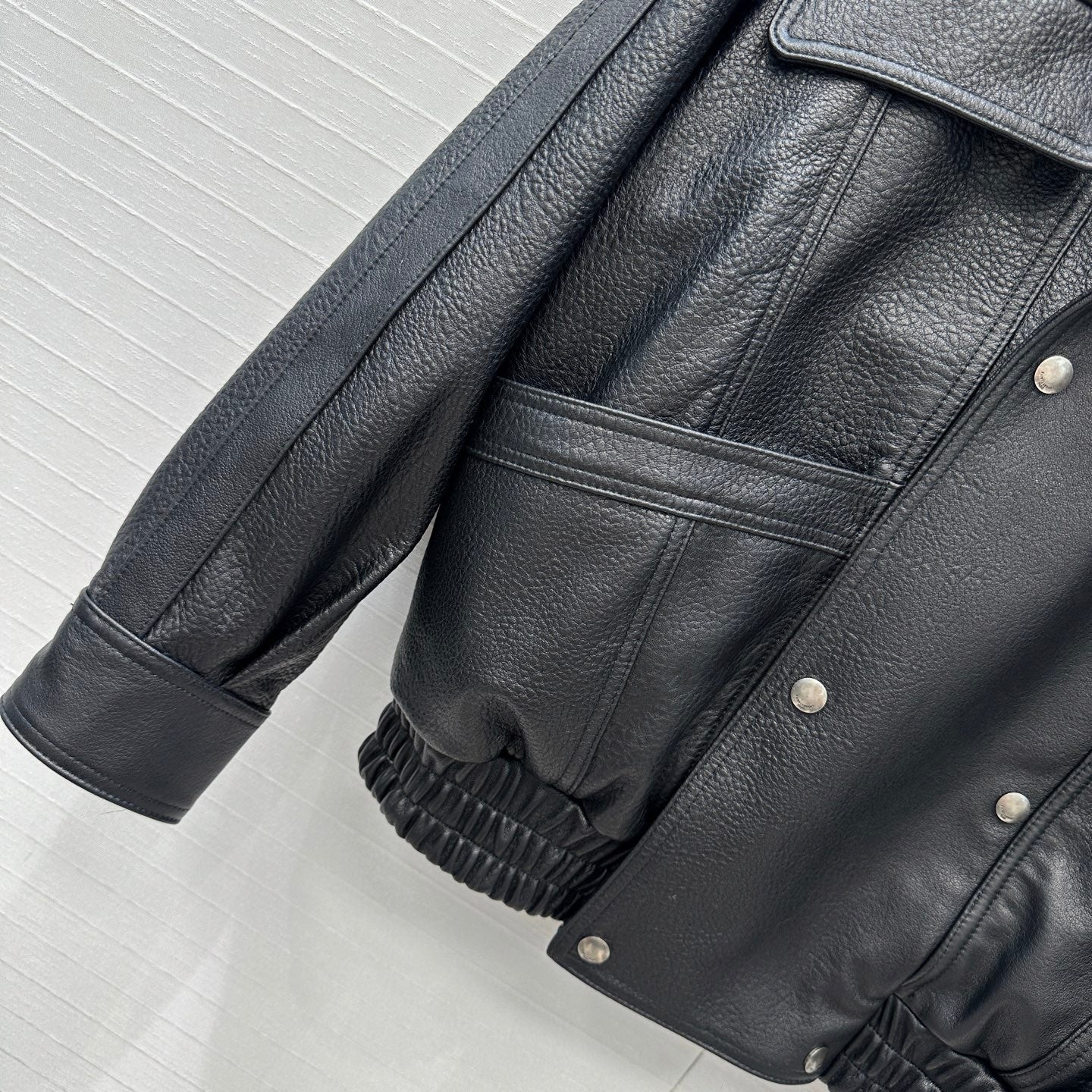 Saint 25fw leather jacket