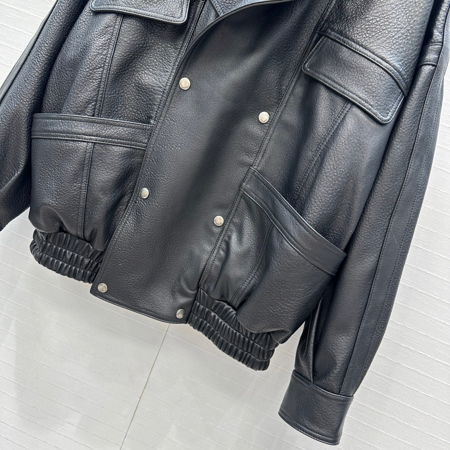 Saint 25fw leather jacket