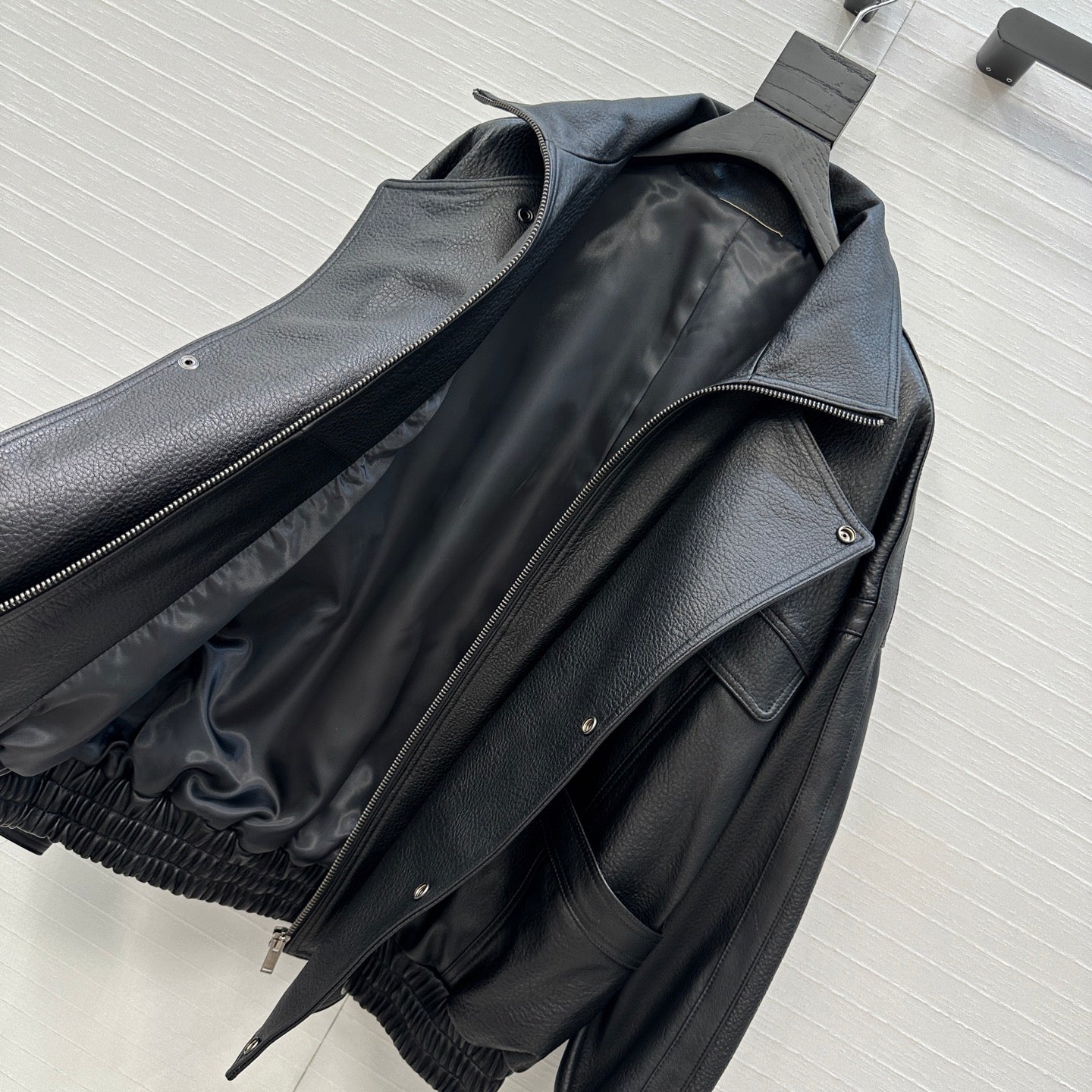 Saint 25fw leather jacket