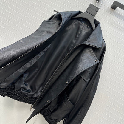 Saint 25fw leather jacket