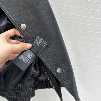 Saint 25fw leather jacket