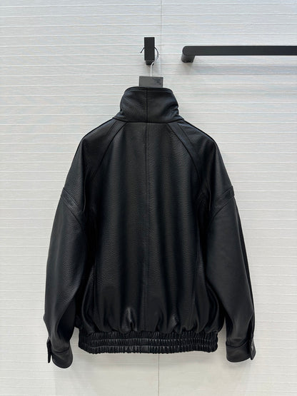 Saint 25fw leather jacket