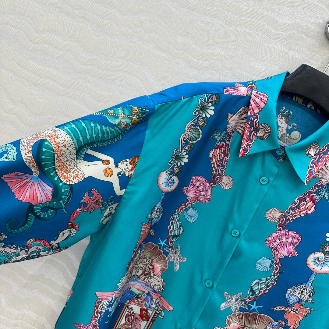 25fw silk shirt