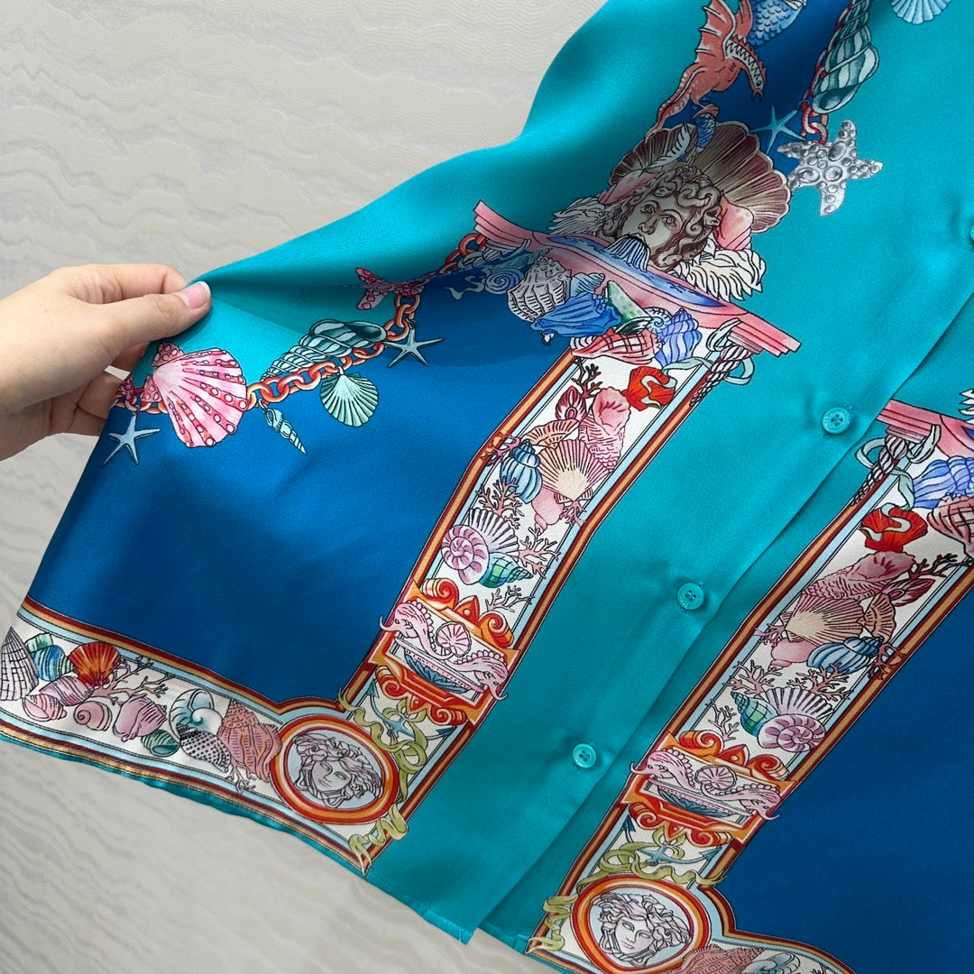 25fw silk shirt