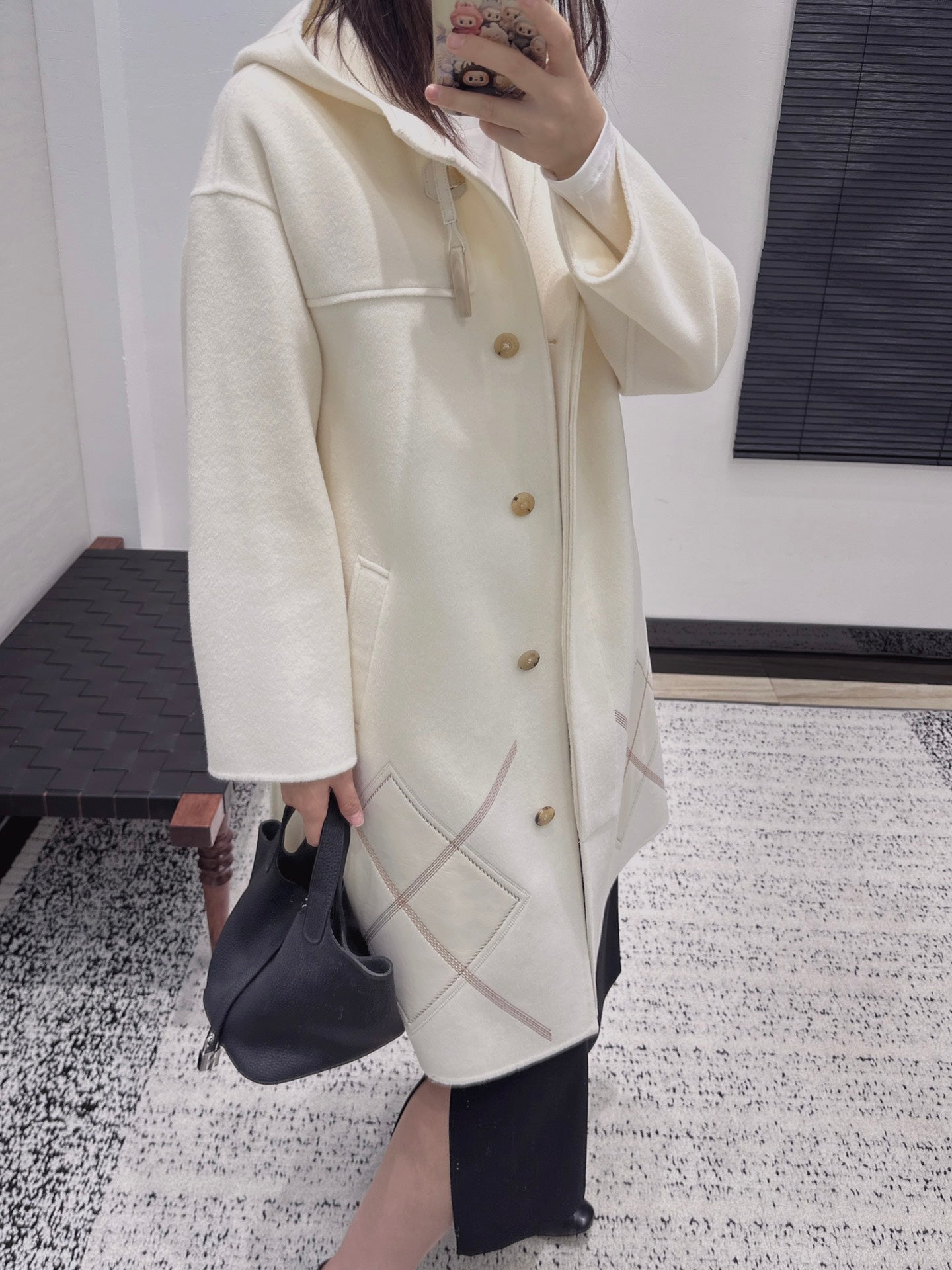 Herm 25fw hoodie coat