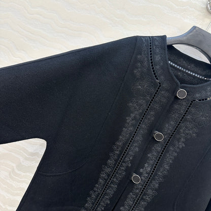 Herm 25f embroidered coat