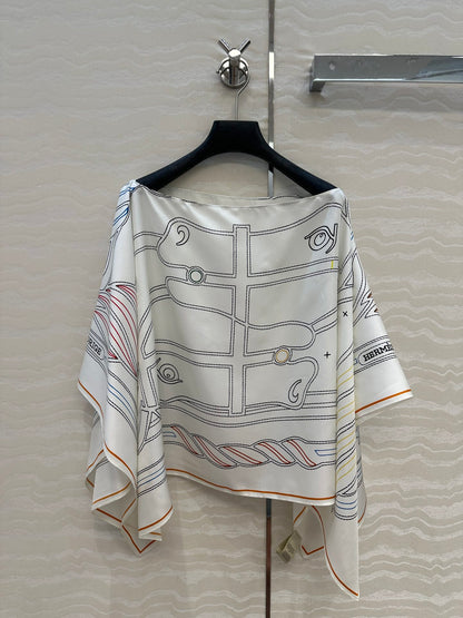 Herm 25fw silk somck