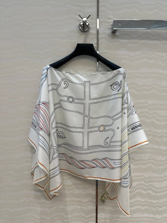 Herm 25fw silk somck