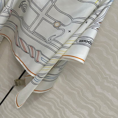 Herm 25fw silk somck