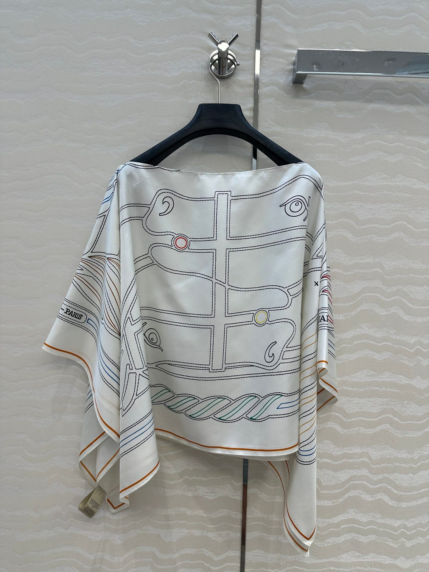 Herm 25fw silk somck