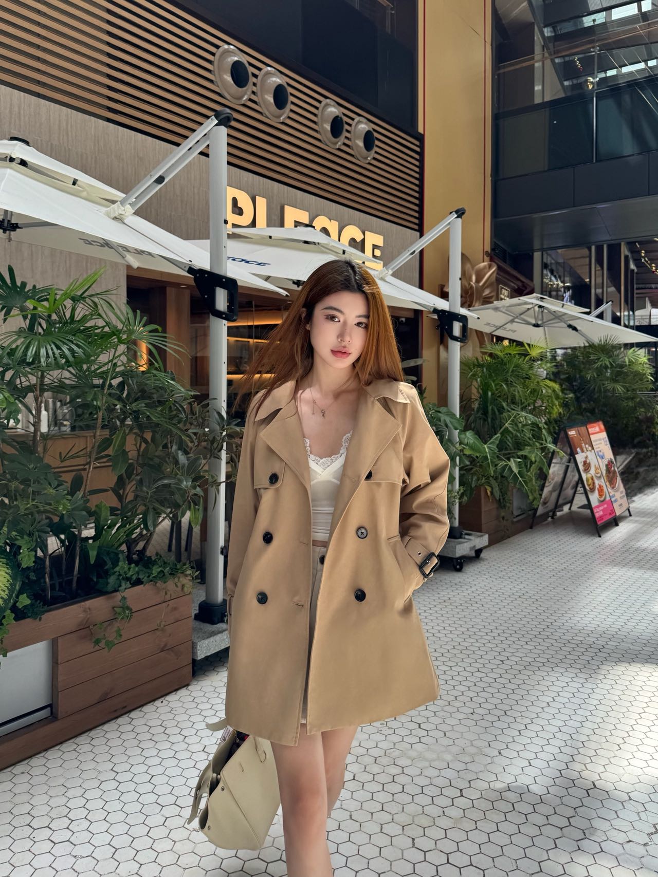 Fend 25fw trench coat