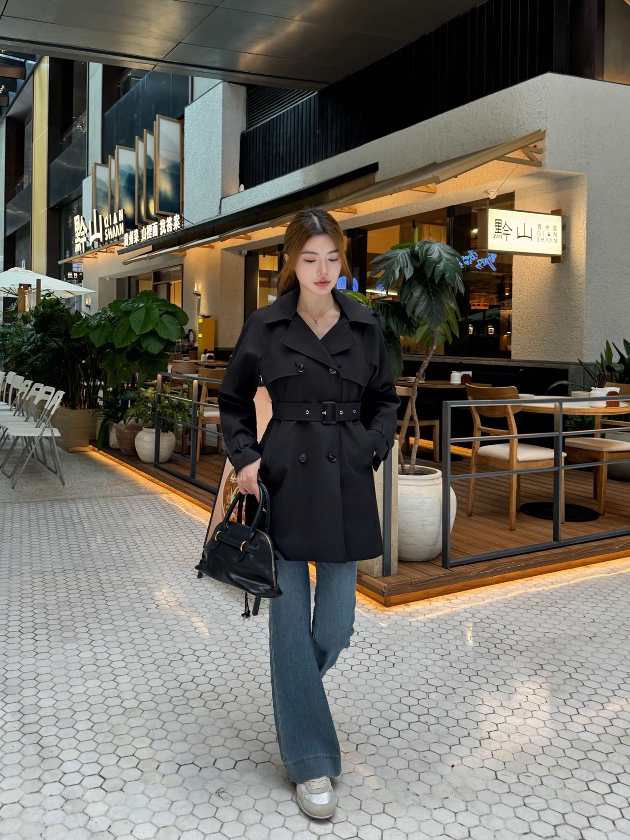 Fend 25fw trench coat