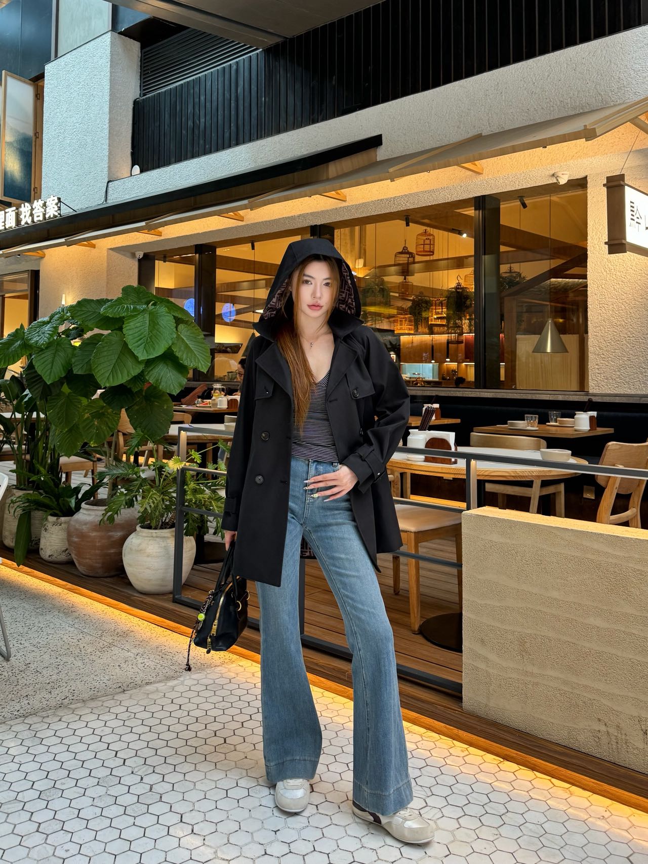 Fend 25fw trench coat