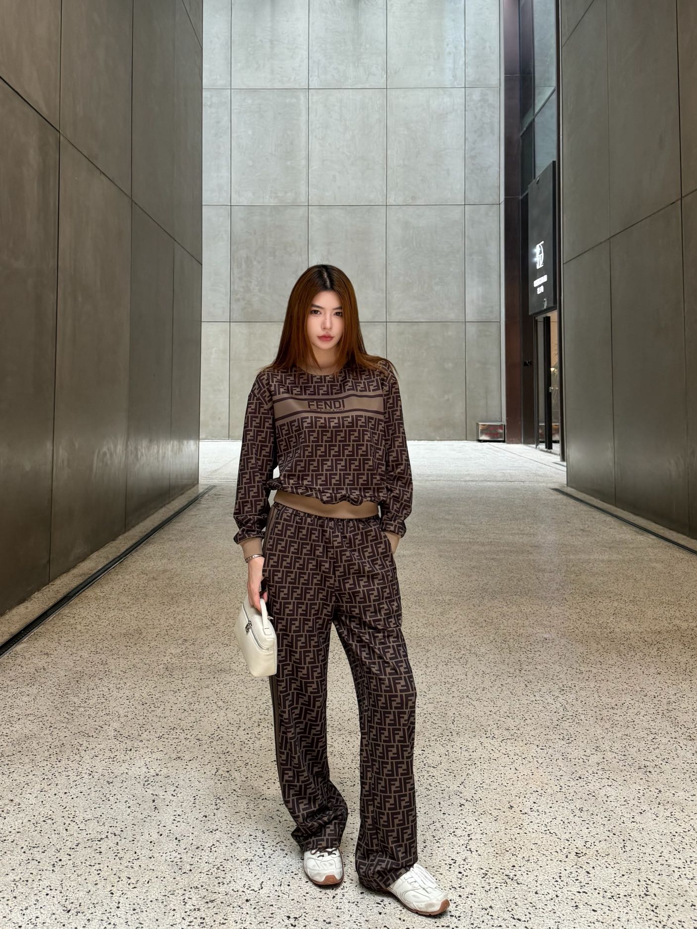 Fend 25fw sweatshirt suit