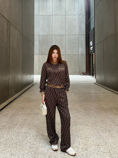 Fend 25fw sweatshirt suit