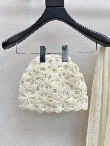 Chan 25fw cardigan hat set