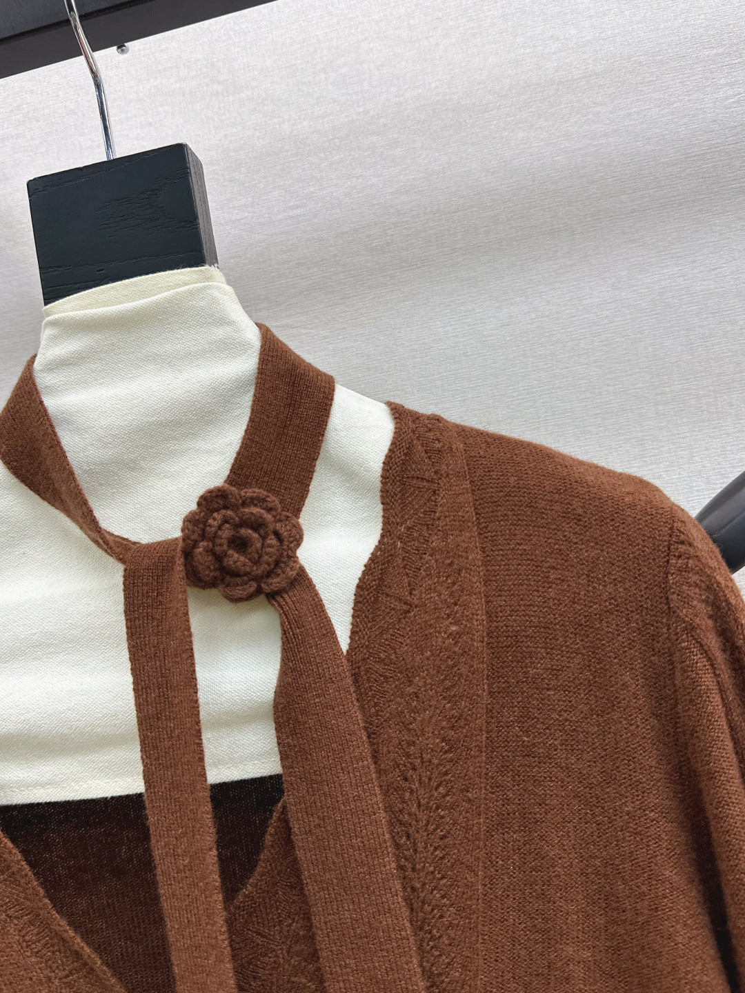 Chan 25fw cardigan hat set