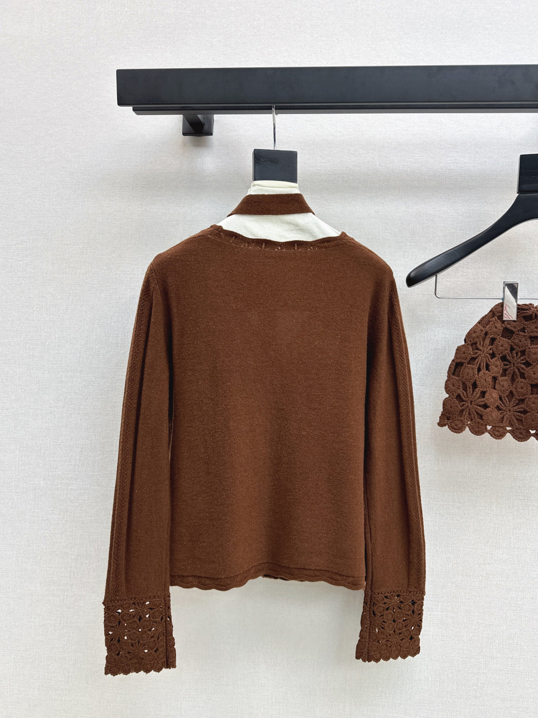 Chan 25fw cardigan hat set